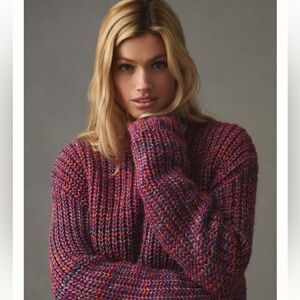 Anthropologie Ribbed Crew Neck Sweater XXS
